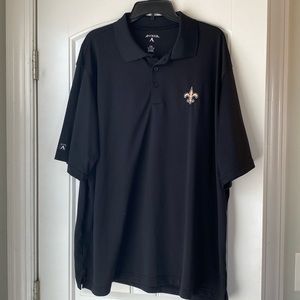 Antigua New Orleans Saints Short Sleeve Shirt